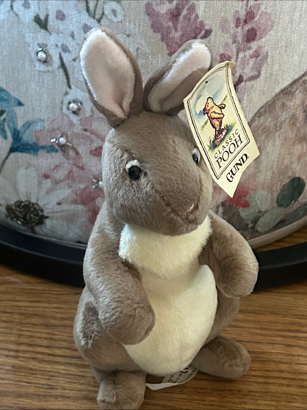 Gund Brown and Cream Plush Bunny stuffed toy